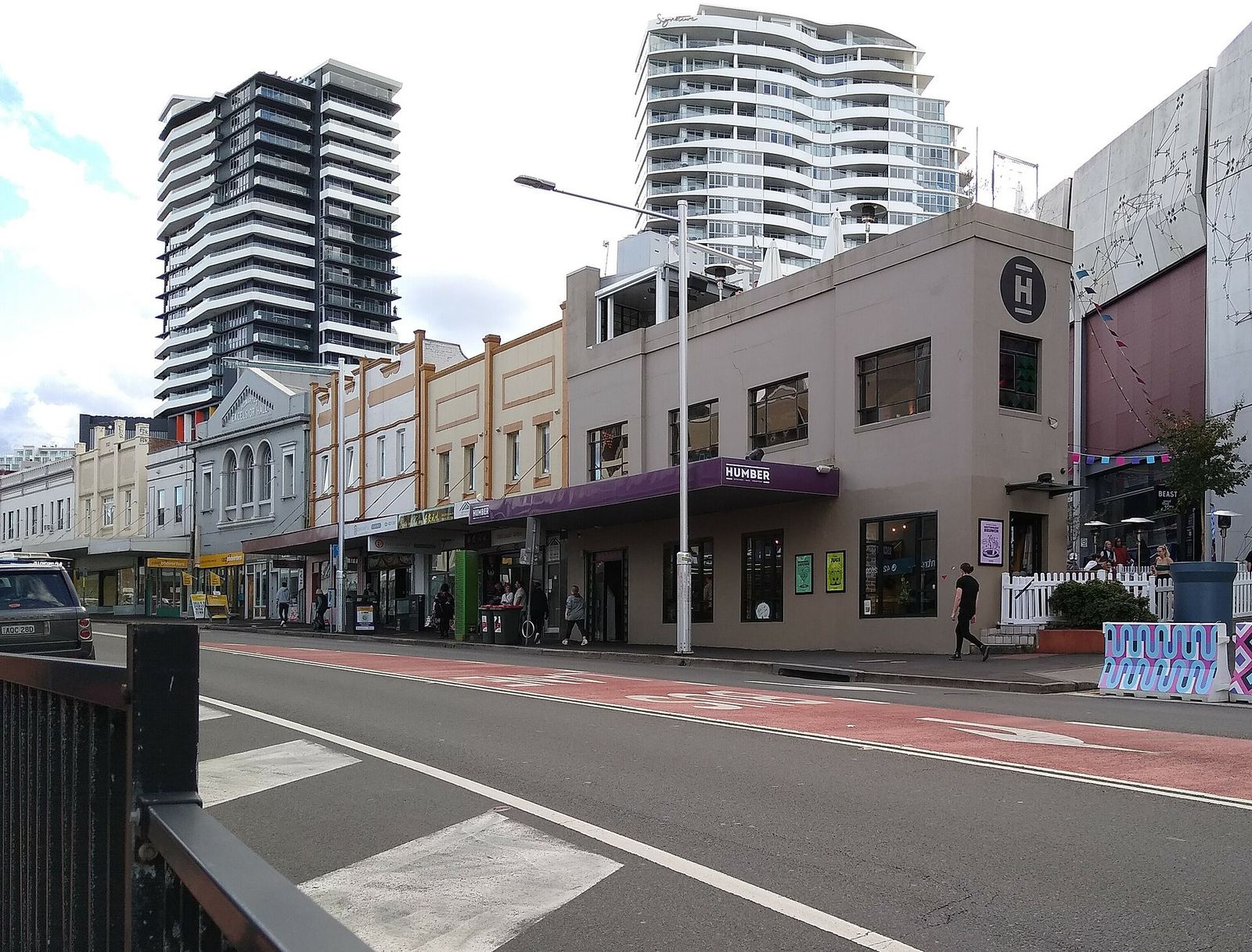 Crown Street, Wollongong, one of NSW's two shared e-scooter trial areas