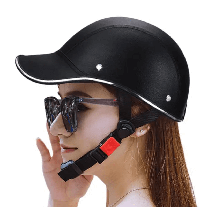 Leather Cycling Helmet