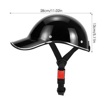 Leather Cycling Helmet